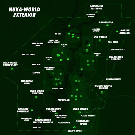 where is nuka world in fallout 4|nuka world location map.